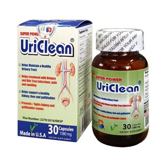  Viên Uống Sỏi Thận Super Power UriClean BNC Medipharm Giúp Làm Tan Sỏi Thận Gan Mật  Hộp 30 Viên  
