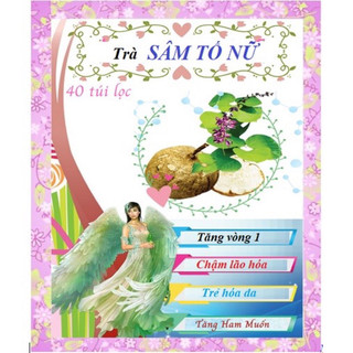 Trà Sâm tố nữ, nở ngực, tăng hormone nữ , đẹp da, 40 túi lọc
