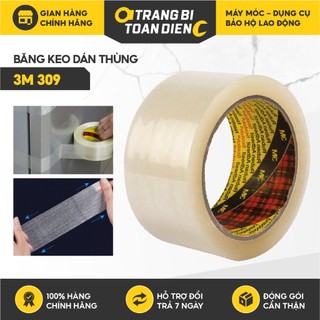 Băng keo dán thùng 3M 309 băng keo trong, cao cấp, đóng hàng, vận chuyển, siêu chắc Băng keo cuộn