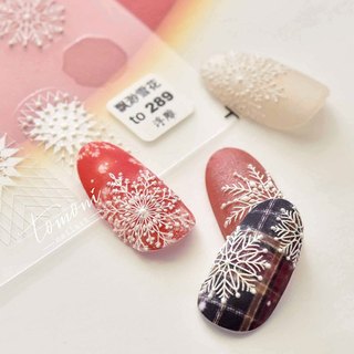 Sticker chủ đề Giáng sinh hoa tuyết