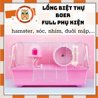lồng biệt thự BOER 60cm dành cho hamster / sóc/ đuôi mập/rat/ dumbo