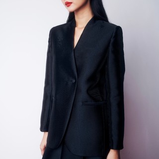 Áo khoác collarless blazer︱muse de mai