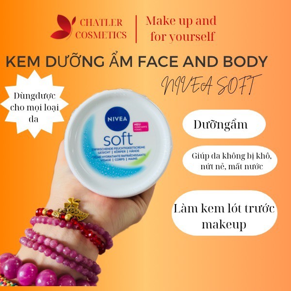 Kem dưỡng da chuyên sâu Nivia Soft 200ml Đức