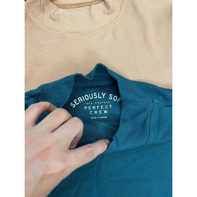 ÁO Aeropostale len tăm cổ 3phân vnxk.