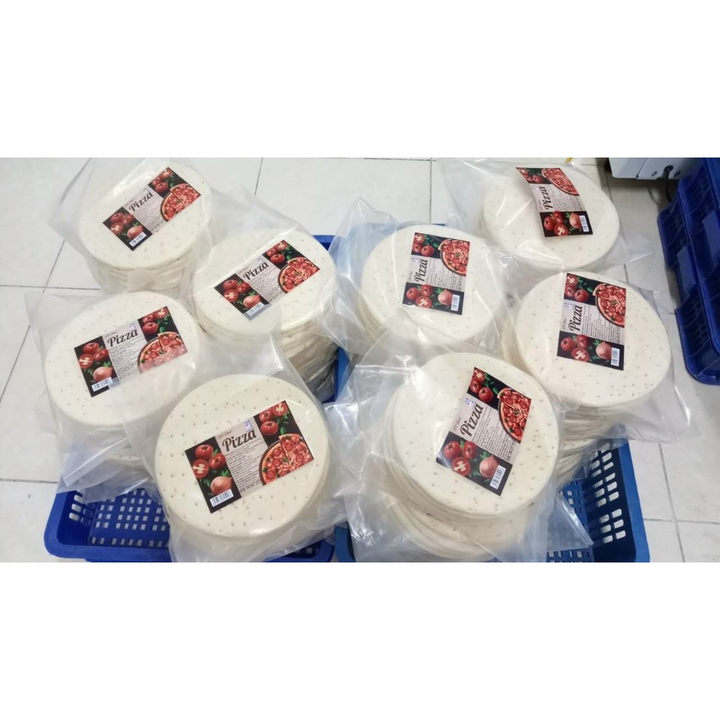 COMBO 5 đế bánh pizza kèm lá thơm size 22cm làm bánh đồng xu, phô mai que tiện lợi