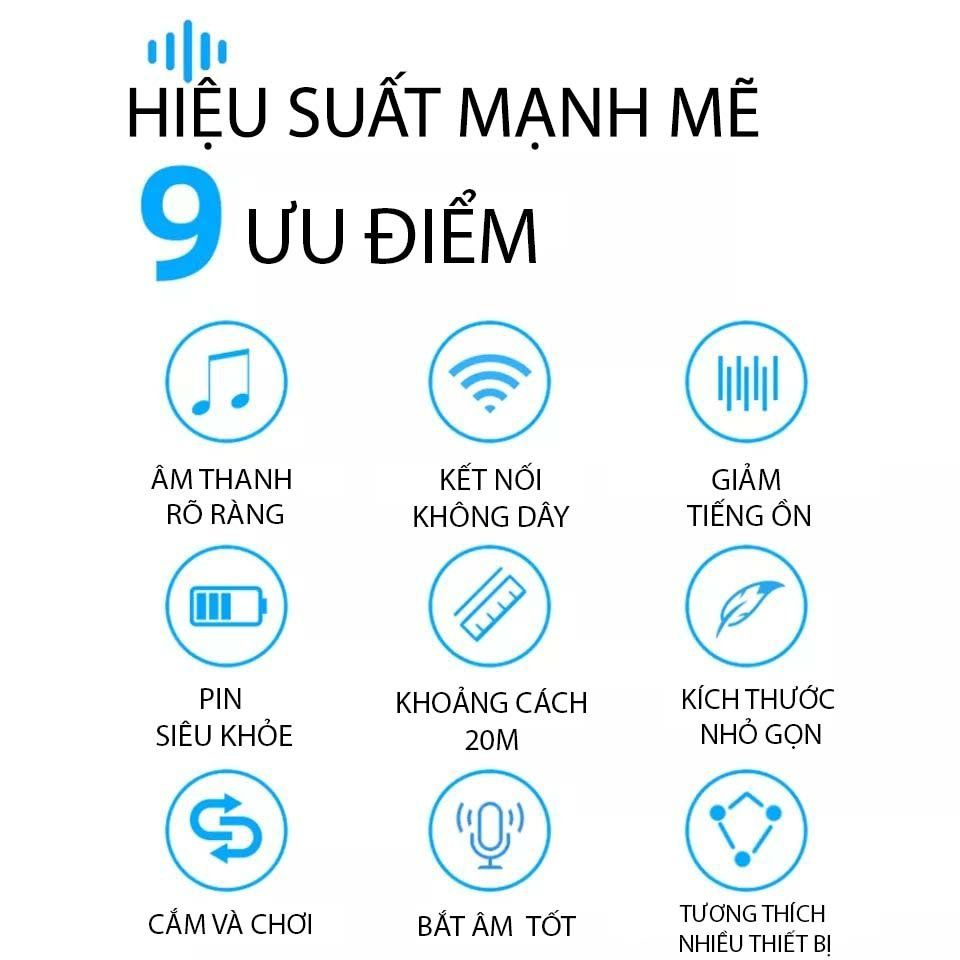 Micro thu âm không dây SX8, Mic cài áo thu âm livestream, quay video, khử tiếng ồn cao cấp, khoảng cách 20m