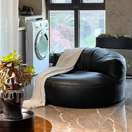 Half Round Lazy Tatami Sofa/Làm bằng da nhân tạo/Chống bẩn/Dễ dàng làm sạch/Áp dụng cho thuê/Căn hộ/Khách sạn
