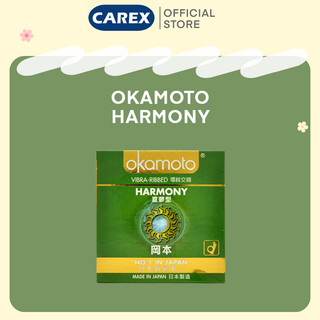 Bao Cao Su Okamoto Harmony, Nhật Bản,3 Bao,Gân sọc mơi lạ_Tăng cảm xúc mãnh liệt cho đôi lứa