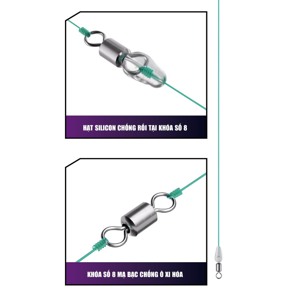 Trục Câu Đài Buộc Sẵn PANDA chính hãng GUF