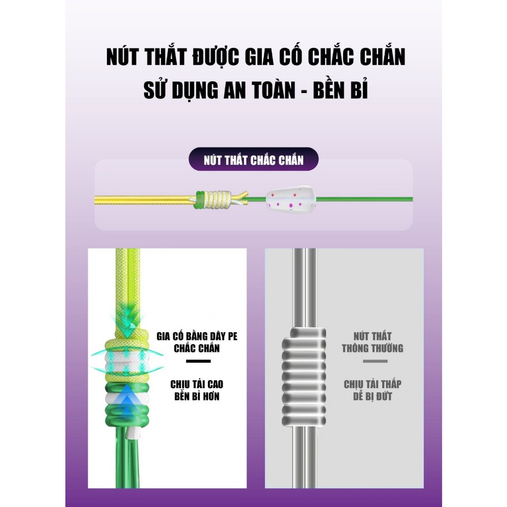 Trục Câu Đài Buộc Sẵn PANDA chính hãng GUF