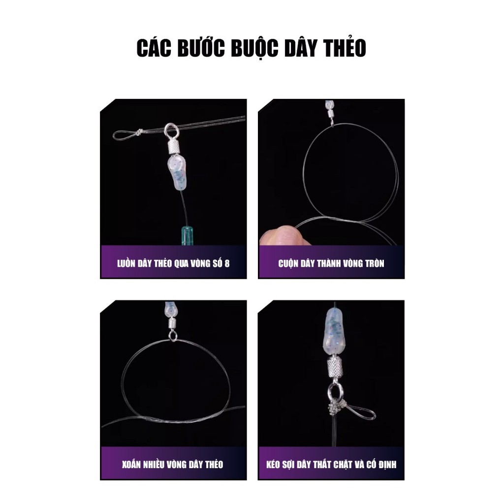 Trục Câu Đài Buộc Sẵn PANDA chính hãng GUF