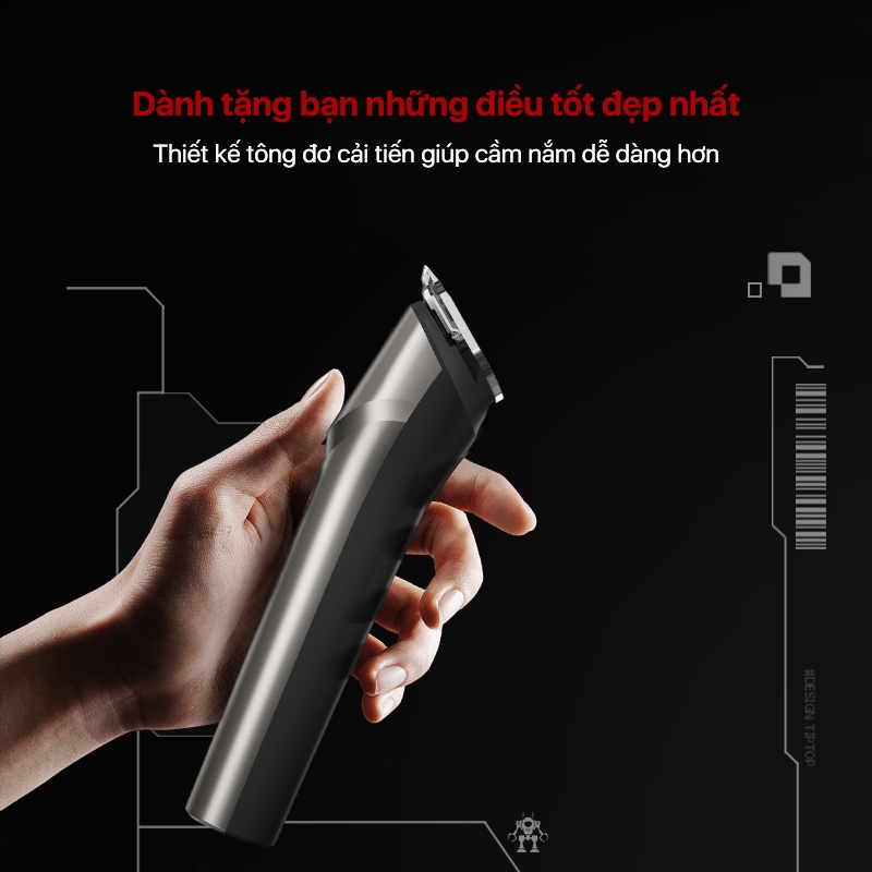 Tông đơ cắt tóc đa chức năng Enchen Beardo 2 chất liệu thép không gỉ, mạnh mẽ với tốc độ cao, Đường cắt an toàn