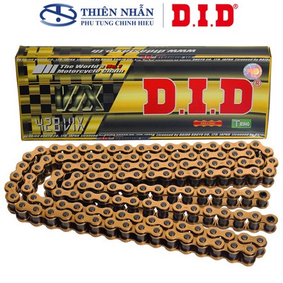 Sên phốt DID 428VIX-124L T-Ring FJ (Khóa cài) G&G Gold