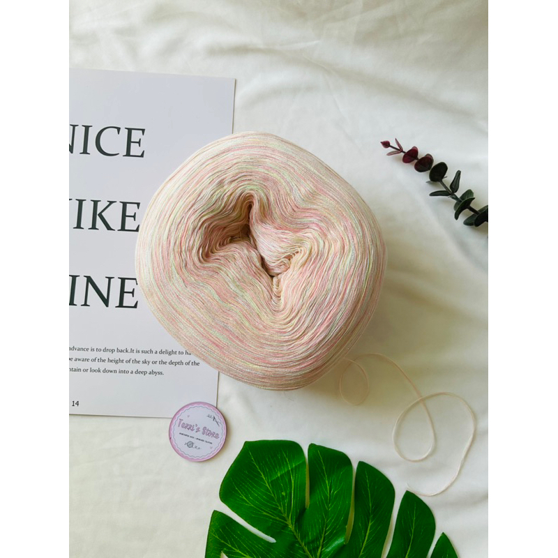 Yarn - Sợi Cotton Đài Nhũ Xà Cừ  - Dùng sản phẩm mùa hè - Sợi chập - Sợi siêu mền, nhẹ và mát (Terri Store