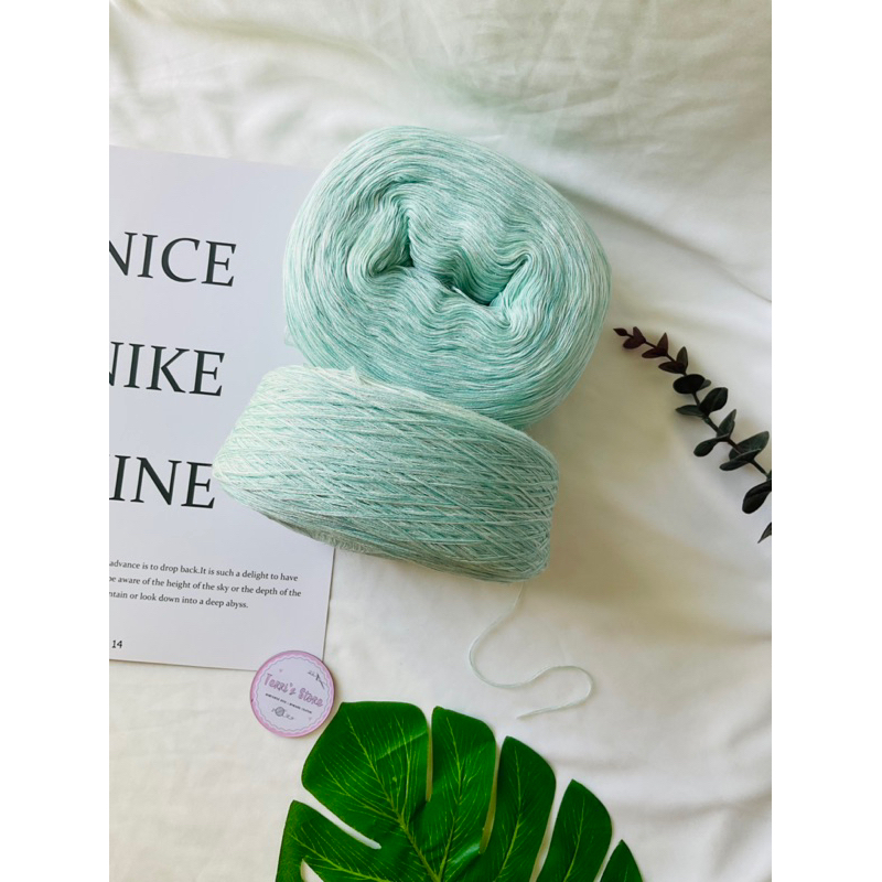Yarn - Sợi Cotton Đài Nhũ Xà Cừ  - Dùng sản phẩm mùa hè - Sợi chập - Sợi siêu mền, nhẹ và mát (Terri Store