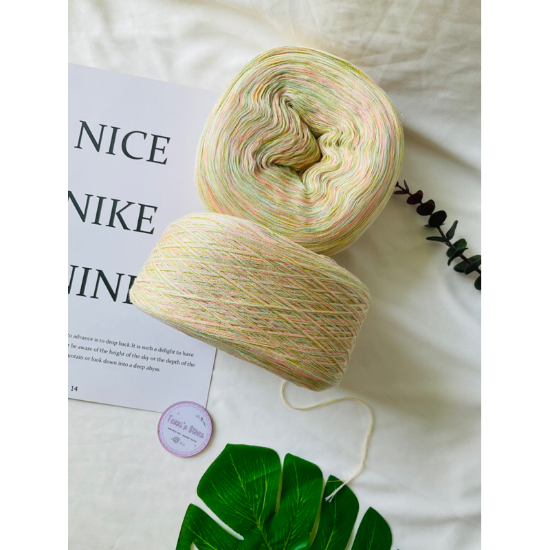 Yarn - Sợi Cotton Đài Nhũ Xà Cừ  - Dùng sản phẩm mùa hè - Sợi chập - Sợi siêu mền, nhẹ và mát (Terri Store