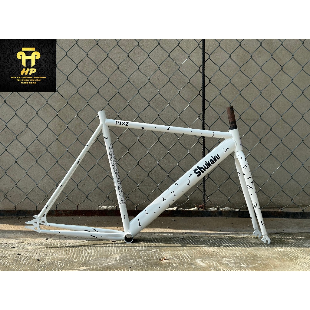 Khung Phuộc CustomPaint Shuka Trắng