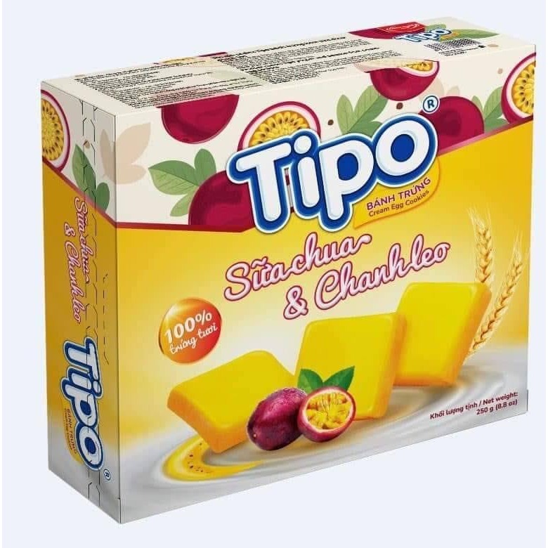 Bánh Tipo Sữa Chua Chanh Leo Hộp 250g