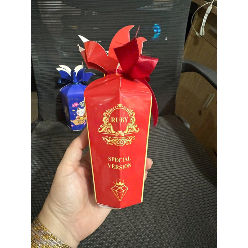 Vỏ kẹo nơ một đầu trang trí quà Tết