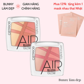Phấn má hồng Catrice Air Blush hạt phấn nhẹ mịn lì cho lớp trang điểm tự nhiên 5,5g