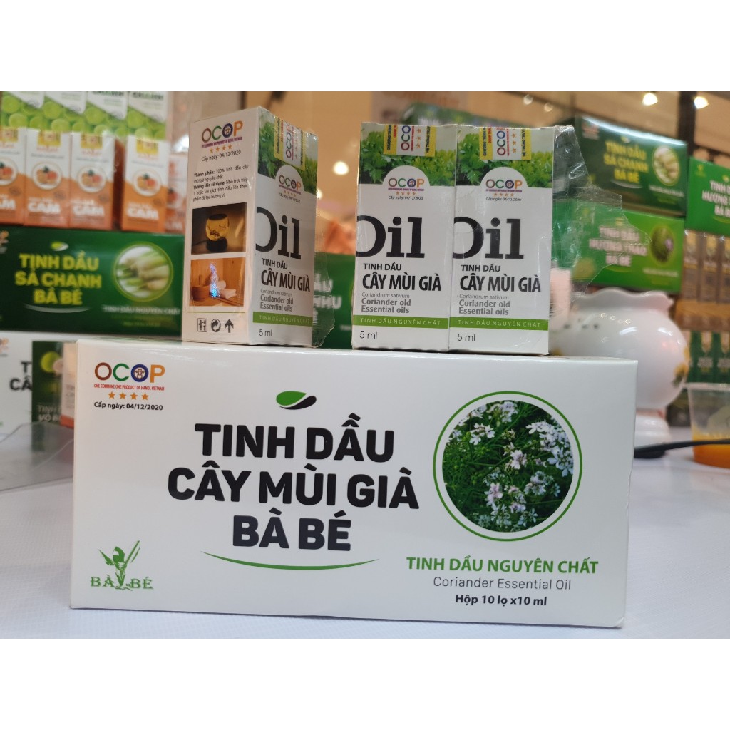 Tinh dầu cây mùi già Bà Bé - lọ 10 ml nguyên chất 100%