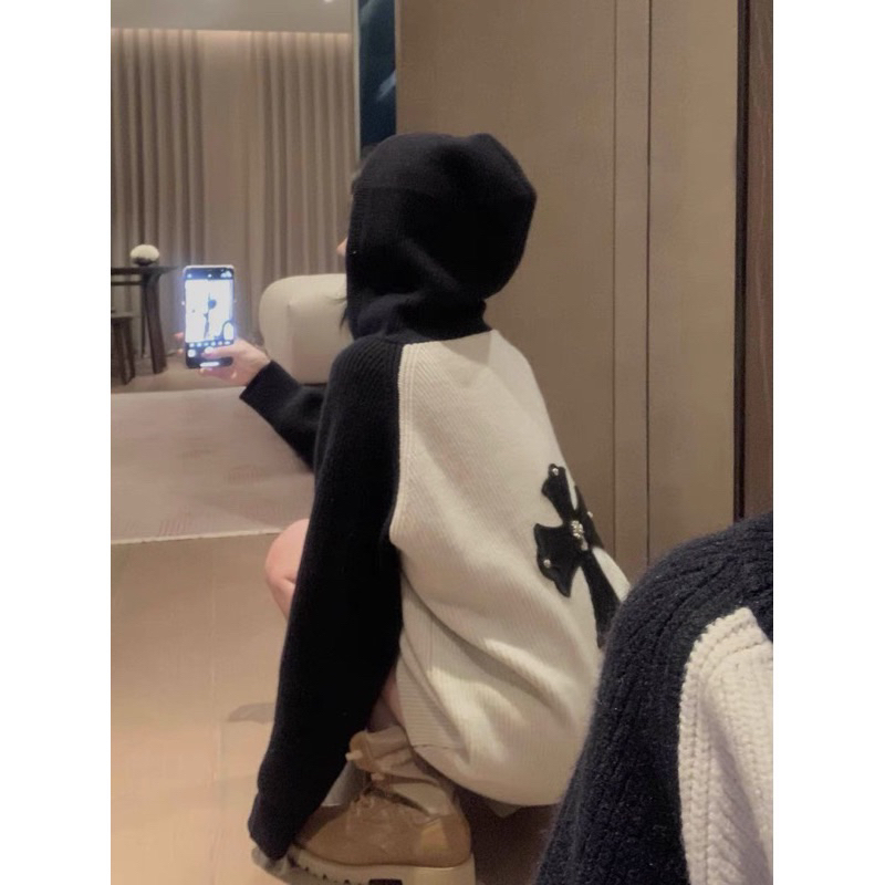 Áo khoác giáp lăng chất tăm crom da ảnh thật