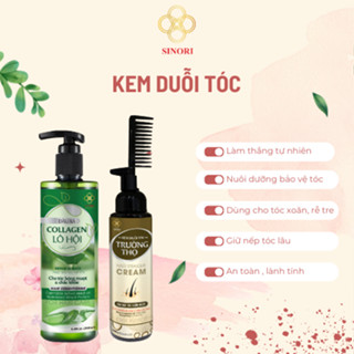 Kem duỗi tóc tại nhà Sinori không cần kẹp nhiệt , chứa Protein không làm tổn thương tóc chính hãng.