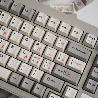 Keycap Retro Greece | Cherry Profile | PBT Dye-sub | DoubleT Store
