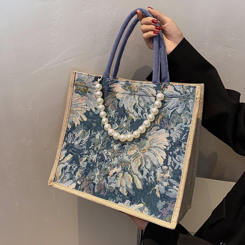 Túi vải canvas cỡ lớn, túi tote du lịch, dạo phố thời trang, tiện dụng