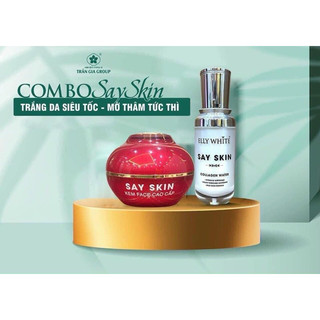Combo Face Say Elly White Dưỡng Trắng Mờ Nám
