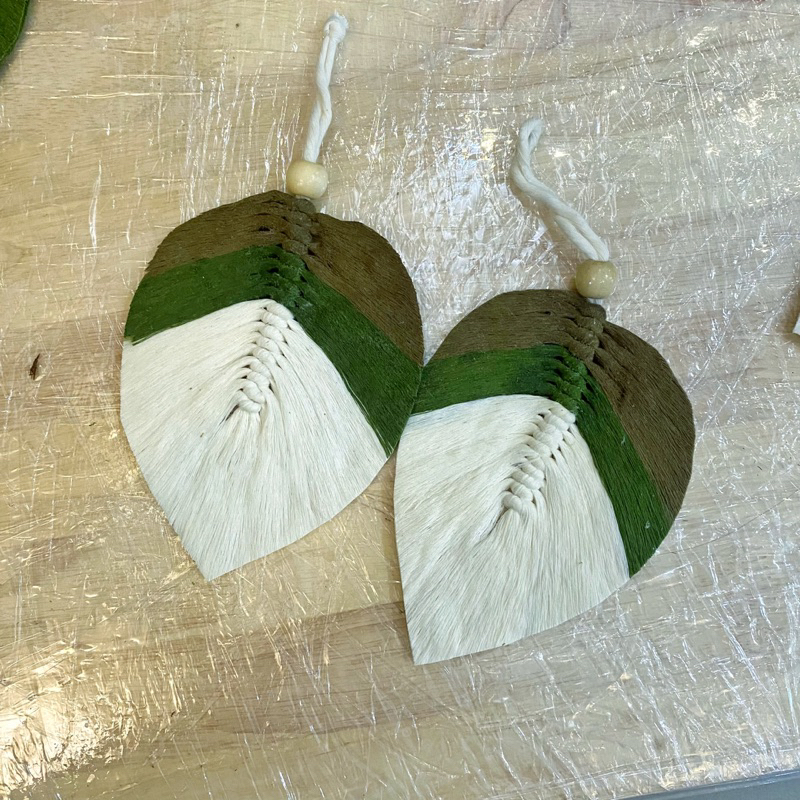 Lá Macrame trang trí thủ công, quà tặng