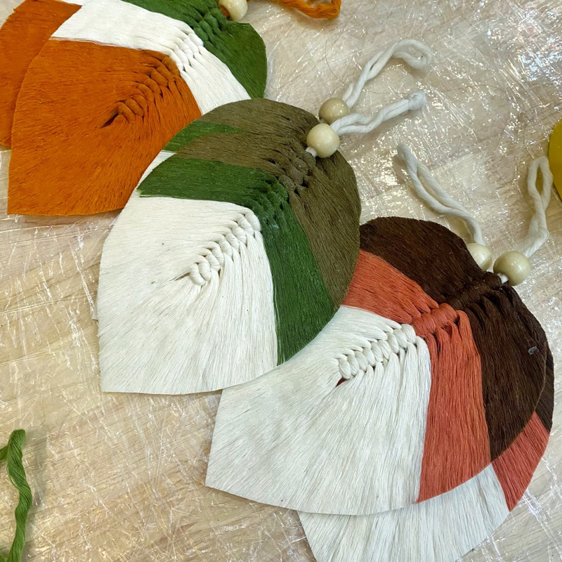 Lá Macrame trang trí thủ công, quà tặng