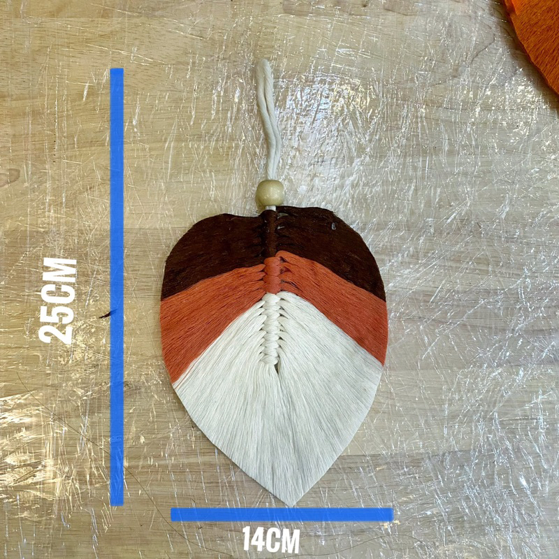 Lá Macrame trang trí thủ công, quà tặng