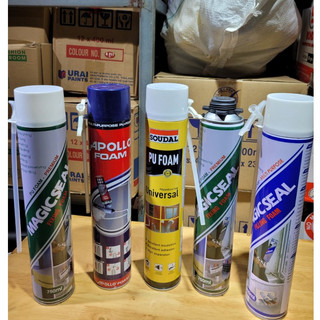 Keo bọt nở chống thấm của nhiều hãng Apollo, soudal, Magicseal dung tích 750ml, Keo foam, bọt nở , xốp nở chống thấm
