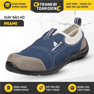 Giày bảo hộ lao động Deltaplus Miami siêu nhẹ chống trượt, chống tĩnh điện Giày công trình, nhà máy