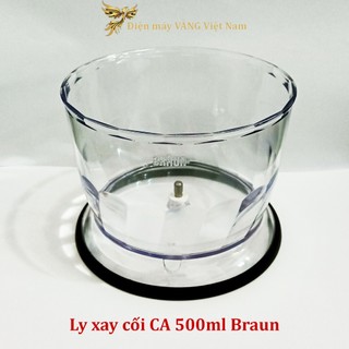 Cốc xay CA 500ml của máy xay Braun MQ5035 MQ535 MQ3035 MQ5235