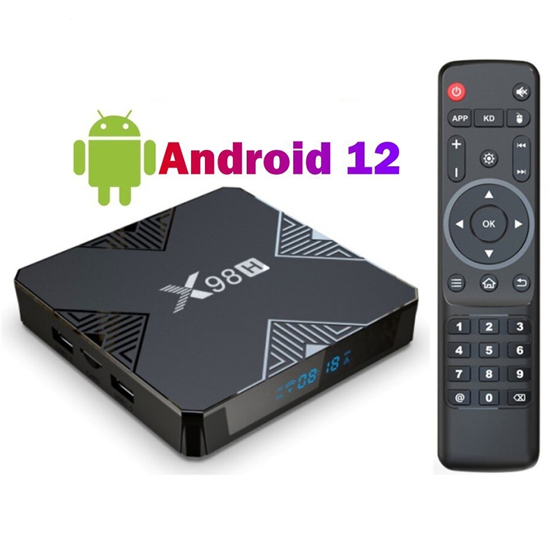 Tivi Box X98H WiFi 6 Android 12 Buetooth 5.0