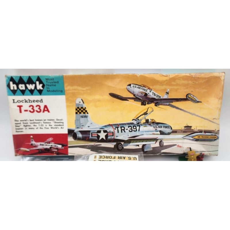 Mô hình quân sự, 1:48, HAWK, U.S.A 1966, máy bay Lockheed T-33A Shooting Star