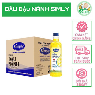Dầu ăn đậu nành Simply 1l , chính hãng