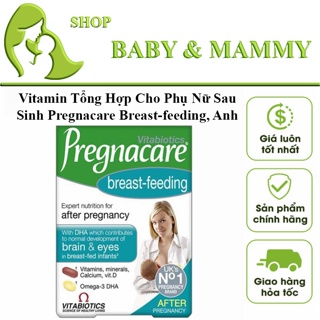 Vitamin Pregnacare Breastfeeding bổ sung dưỡng chất cho sữa mẹ chính hãng