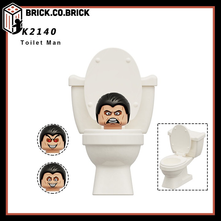 Skibidi Toilet Mô hình Lắp ráp Nhân vật  Nhà Vệ Sinh Người Đồ chơi  Series Âm Thanh Người Truyền Hình Người Màn Hình