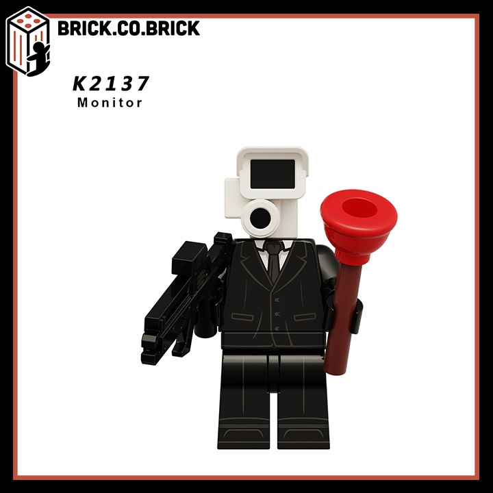 Skibidi Toilet Mô hình Lắp ráp Nhân vật  Nhà Vệ Sinh Người Đồ chơi  Series Âm Thanh Người Truyền Hình Người Màn Hình