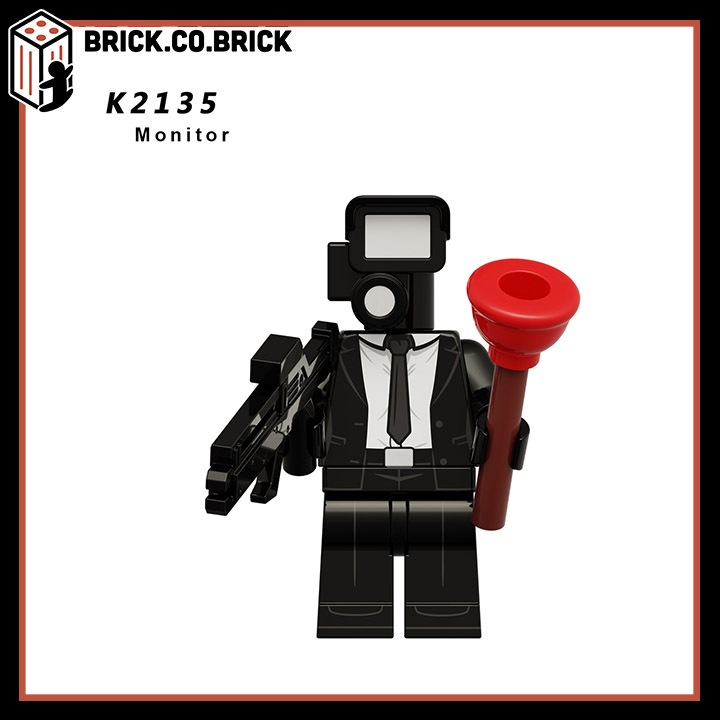 Skibidi Toilet Mô hình Lắp ráp Nhân vật  Nhà Vệ Sinh Người Đồ chơi  Series Âm Thanh Người Truyền Hình Người Màn Hình