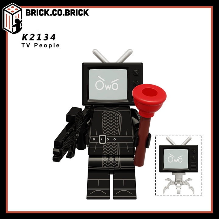 Skibidi Toilet Mô hình Lắp ráp Nhân vật  Nhà Vệ Sinh Người Đồ chơi  Series Âm Thanh Người Truyền Hình Người Màn Hình