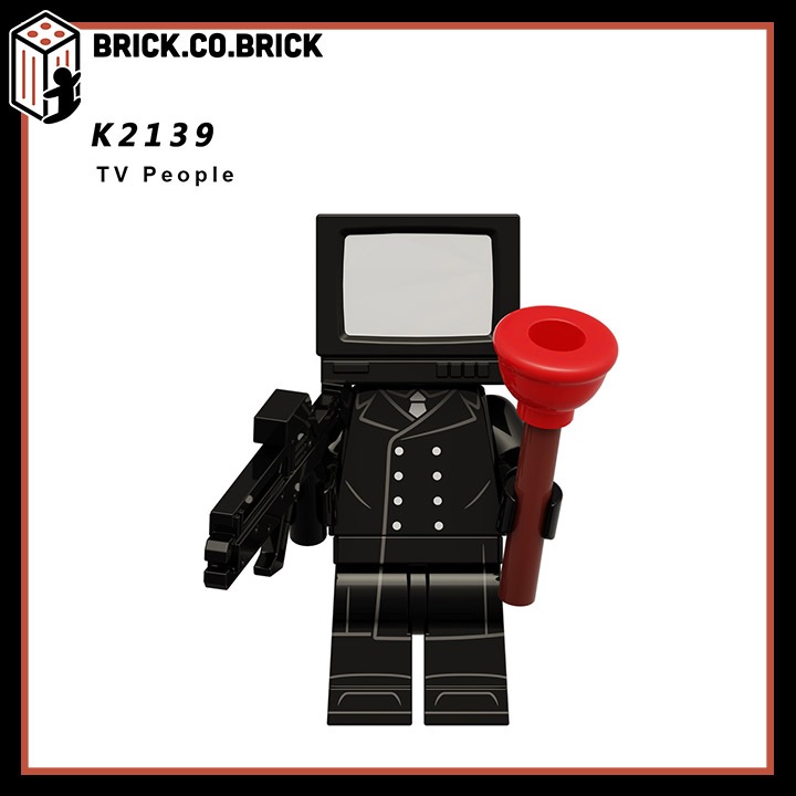 Skibidi Toilet Mô hình Lắp ráp Nhân vật  Nhà Vệ Sinh Người Đồ chơi  Series Âm Thanh Người Truyền Hình Người Màn Hình