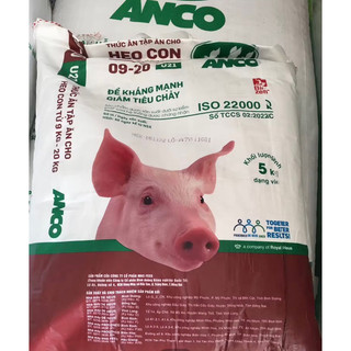 U21 túi 5kg Anco thức ăn hỗn hợp + men tiêu hóa cho heo con 9-20kg,giúp vỗ béo gà,dê,bò,dúi,thỏ bị ốm tăng cân