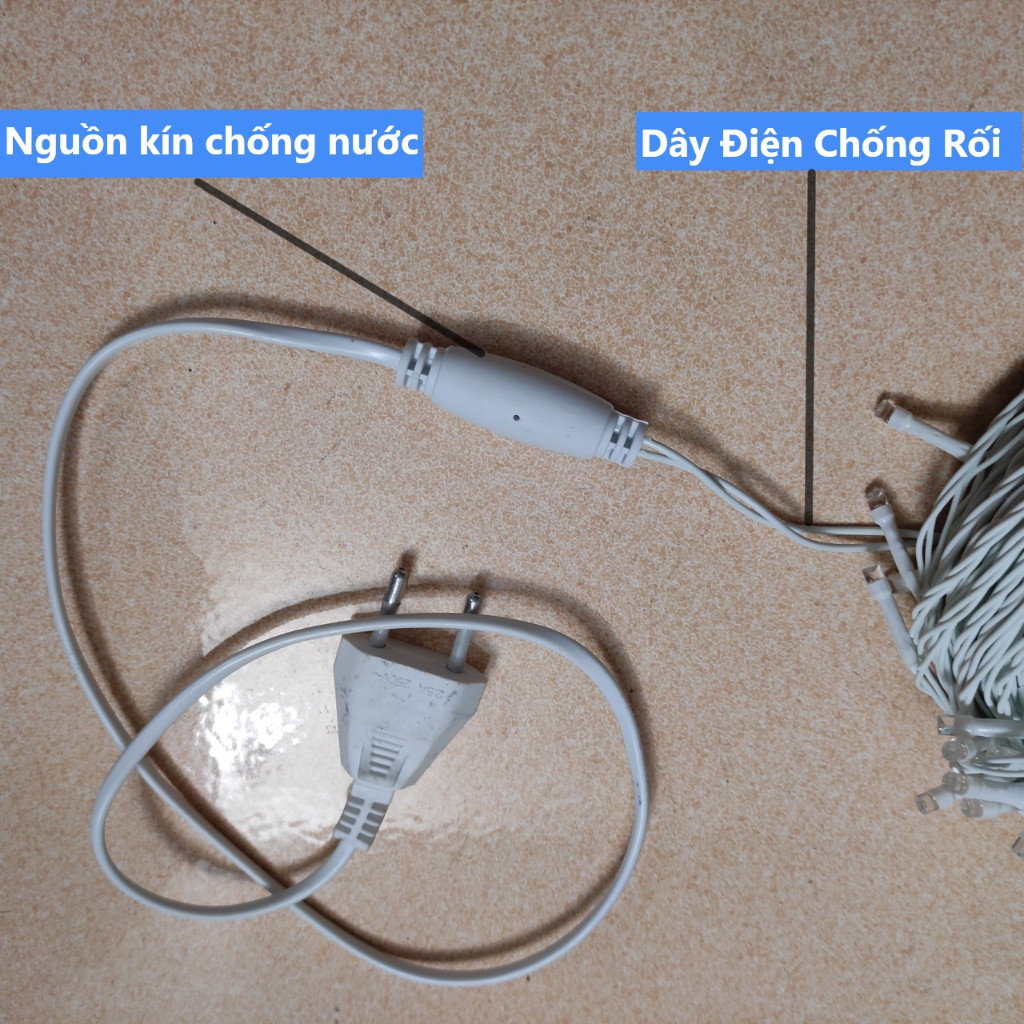 Led đúc quấn cây dài chống nước 20m 50m 100m chuẩn hàng