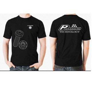 Combo nón + áo thun in chữ ptitanium size l , xl , xxxl màu đen combo áo
