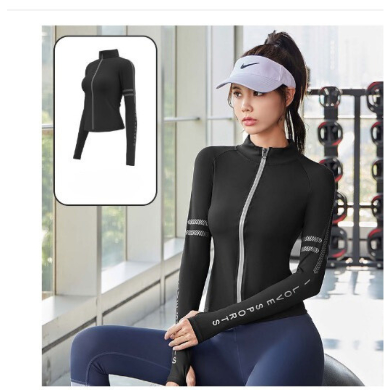 Áo Tập GYM, YOGA, ZUMBA Nữ Có Mút, Áo Khoác Tập Nữ Thể Thao