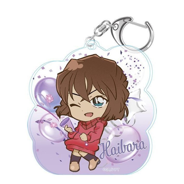 Móc khóa DETECTIVE CONAN ver SINH NHẬT Thám tử lừng danh in hình anime chibi mica trong acrylic keyring dễ thương